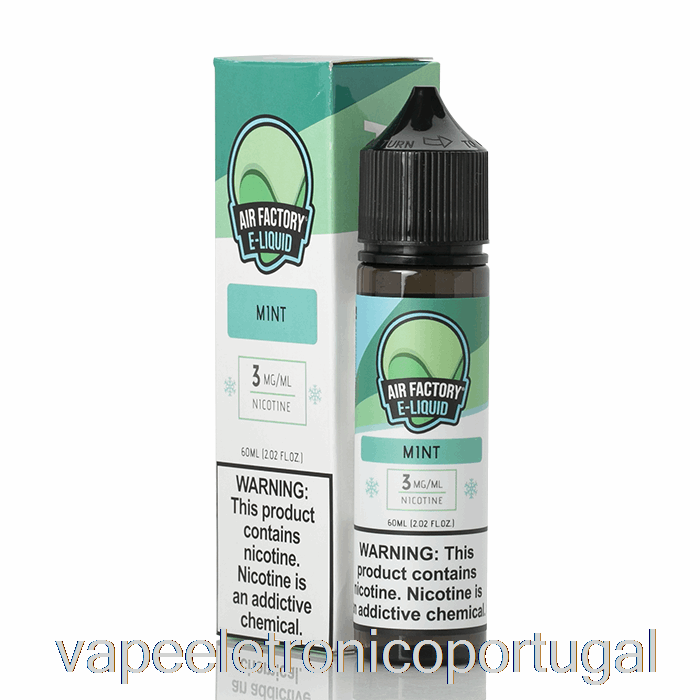 Vape Eletrônico Mint - E-líquido Air Factory - 60ml 3mg